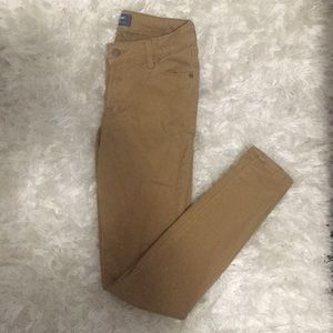 Old Navy Rockstar Mid Rise Khaki Skinny Jeans